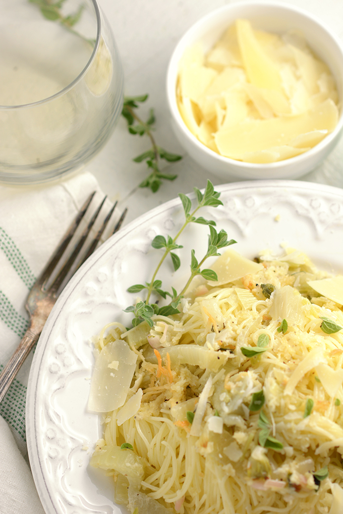 Angel Hair Pasta with Fennel