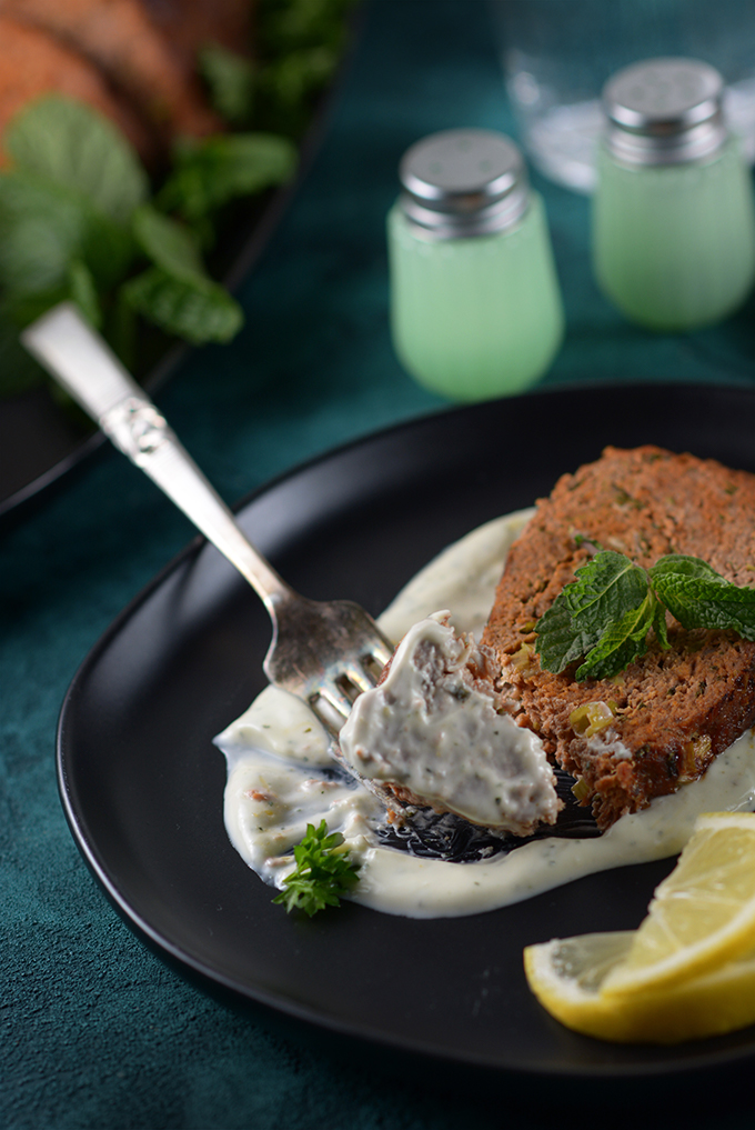 Lamb How to Make Meatloaf with Yogurt Sauce