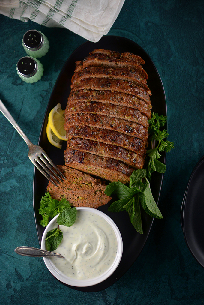 How to Make Lamb Meatloaf with Yogurt Sauce