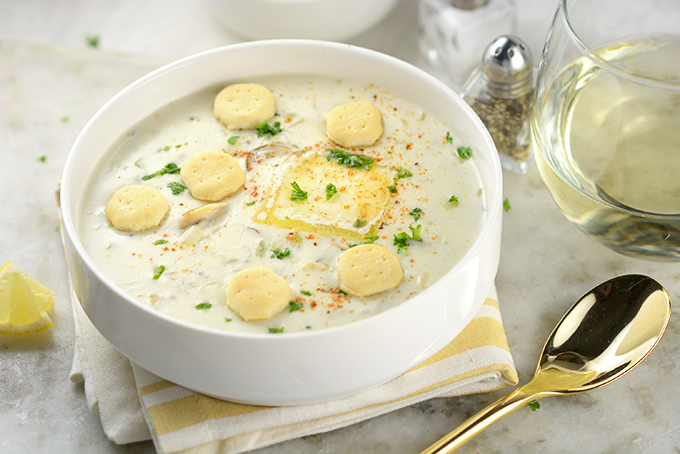 Creamy Oyster Stew » Tide & Thyme