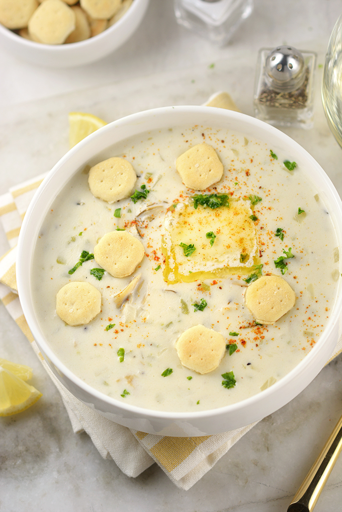 Cheesy curry oyster stew