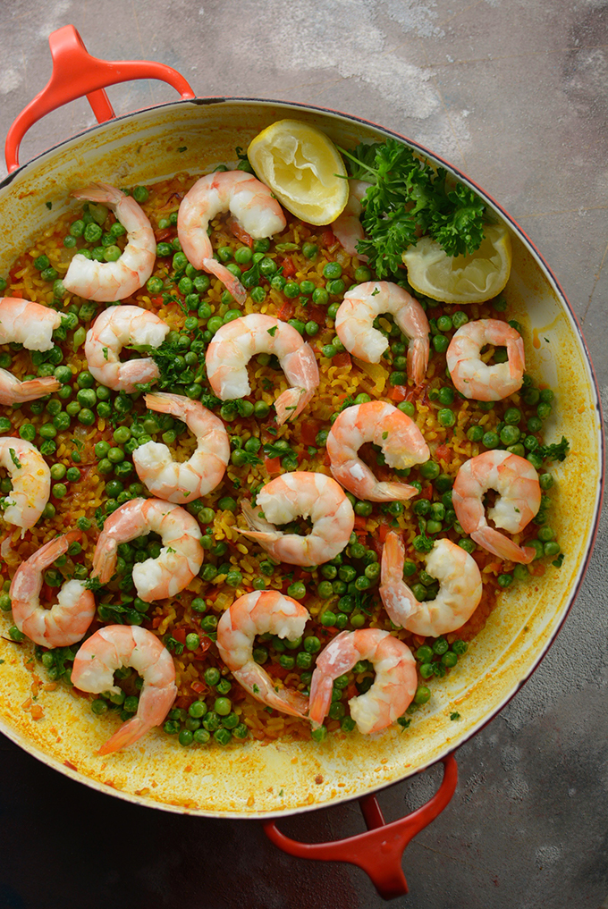 Shrimp Paella 