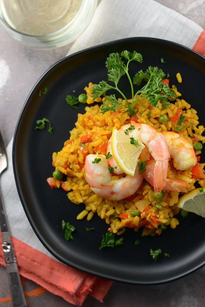 Shrimp Paella 