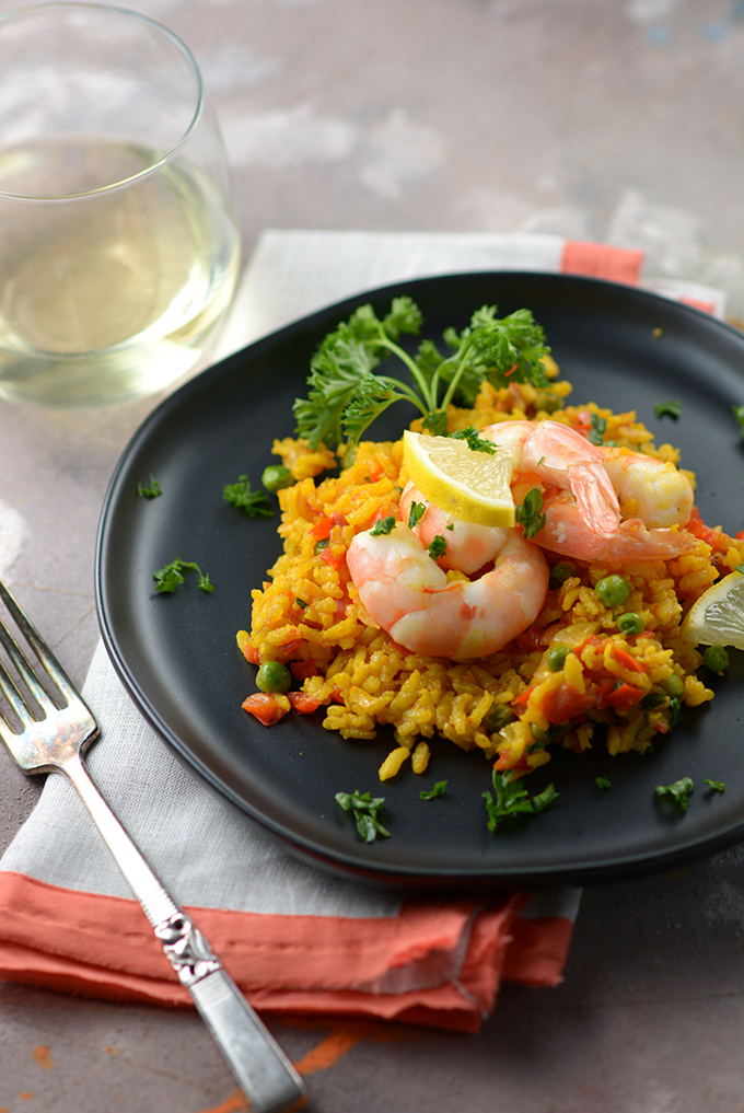 Shrimp Paella 