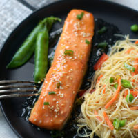 Oven Baked Sesame Salmon