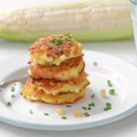 Corn Fritters with Chives