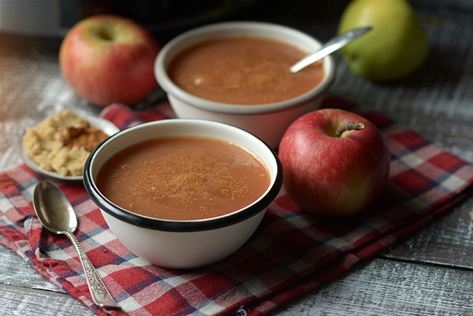 Cinnamon Brown Sugar Slow Cooke Apple Sauce