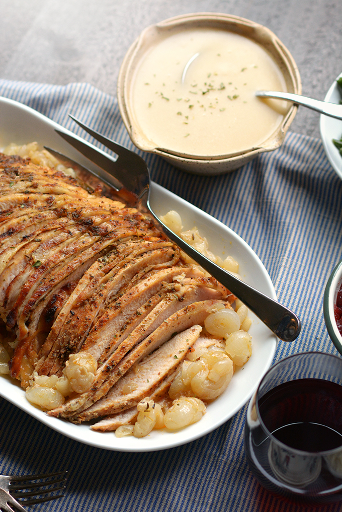 Slow Cooker Boneless Turkey Breast with Gravy - Simple Seasonal