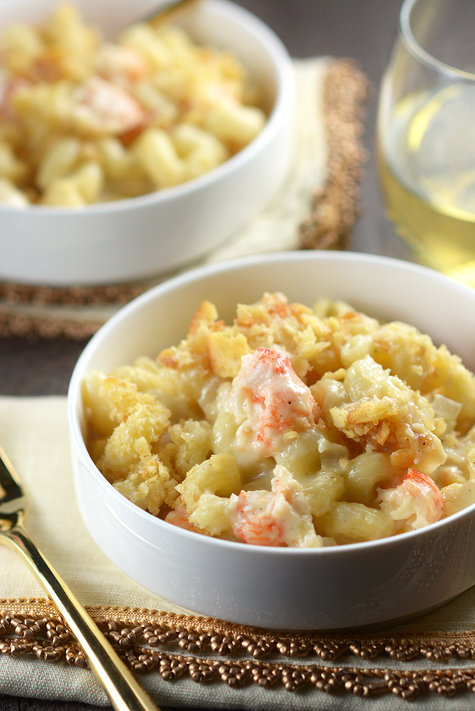 Close Up of Langostino Mac 'n Cheese