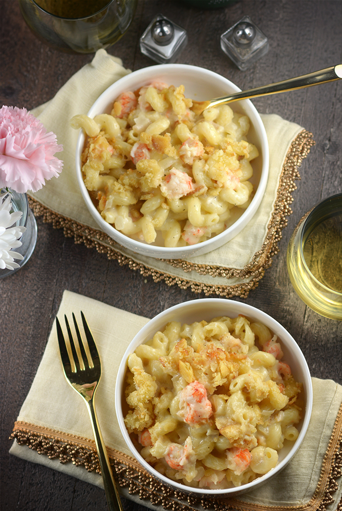 Two Dishes of Langostino Mac 'n Cheese