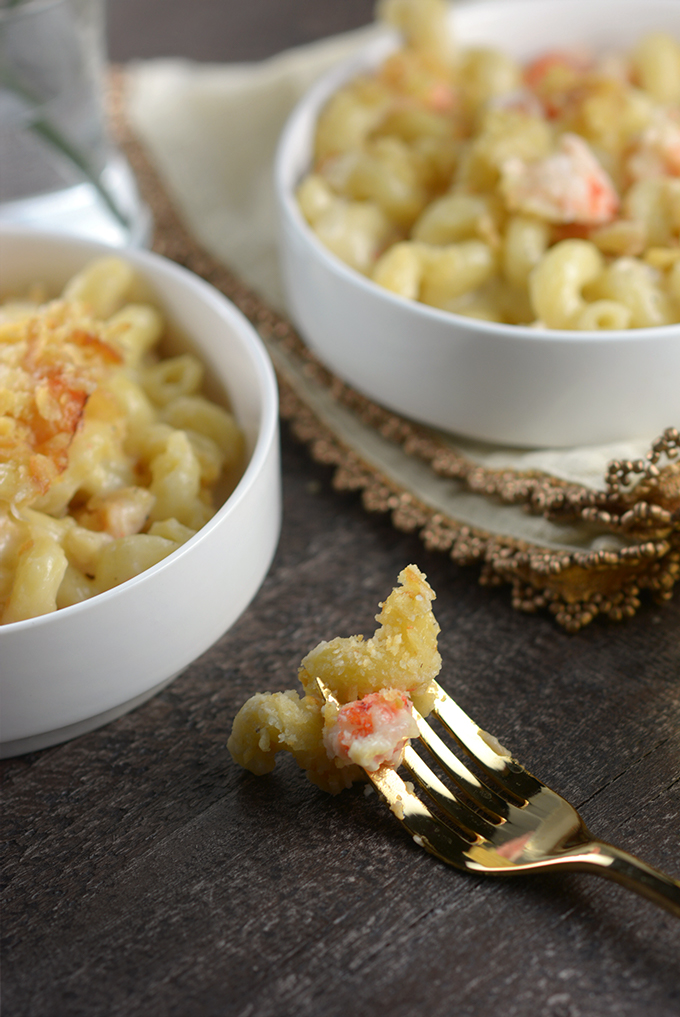 Fork Full of Langostino Mac 'n Cheese