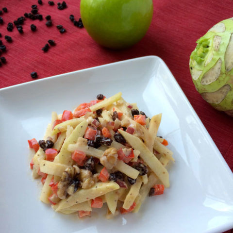 Kohlrabi Apple Salad