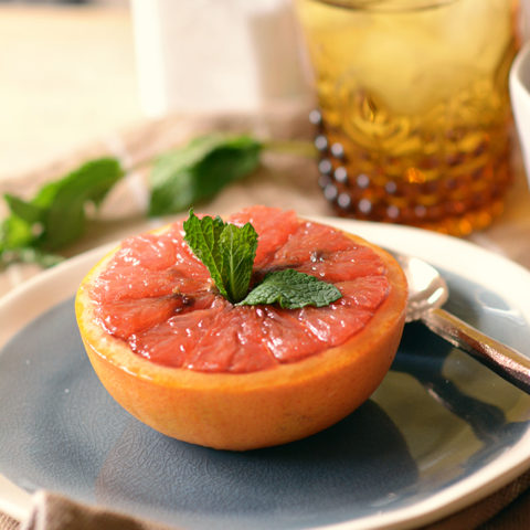 Baked Honey Brown Sugar Grapefruit