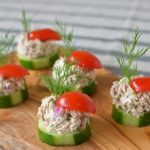 Cucumber Tuna Salad Bites - Simple Seasonal