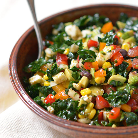 Fiesta Chopped Chipotle Kale Salad