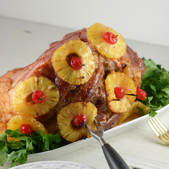 Honey Baked Pineapple Ham