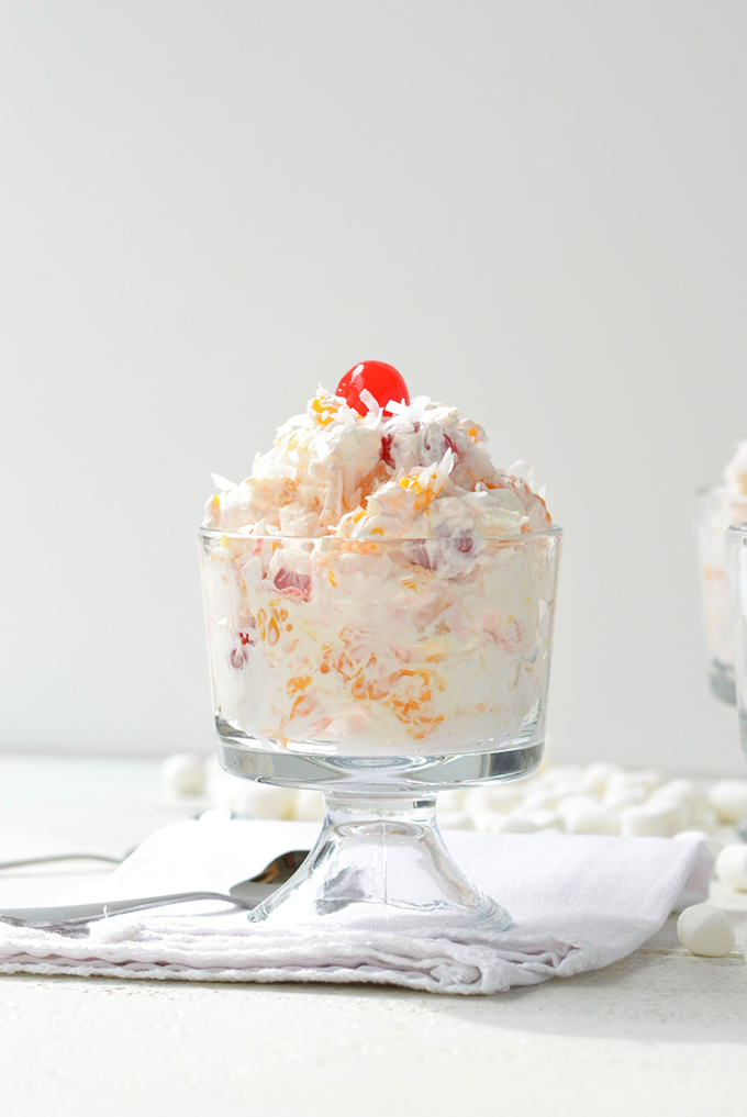 Ambrosia Salad with a Cherry on Top