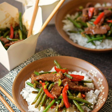 Instant Pot Mongolian Beef and Green Beans