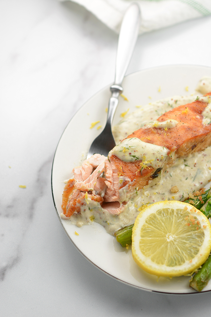 Creamy Lemon Dill Salmon