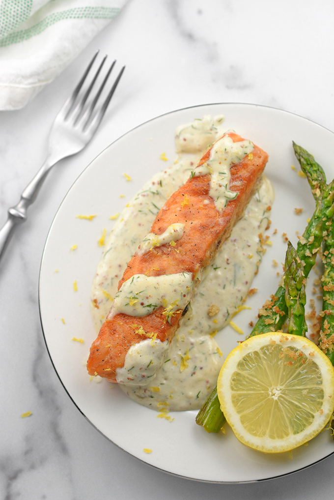 Creamy Lemon Dill Salmon