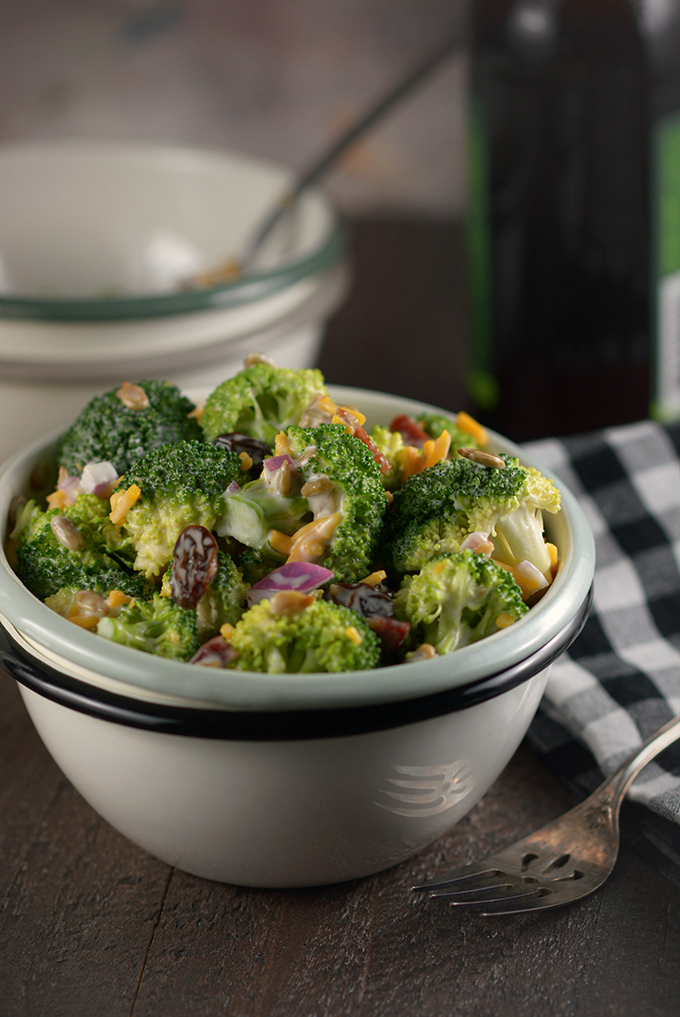 Bowl of Broccoli Salad