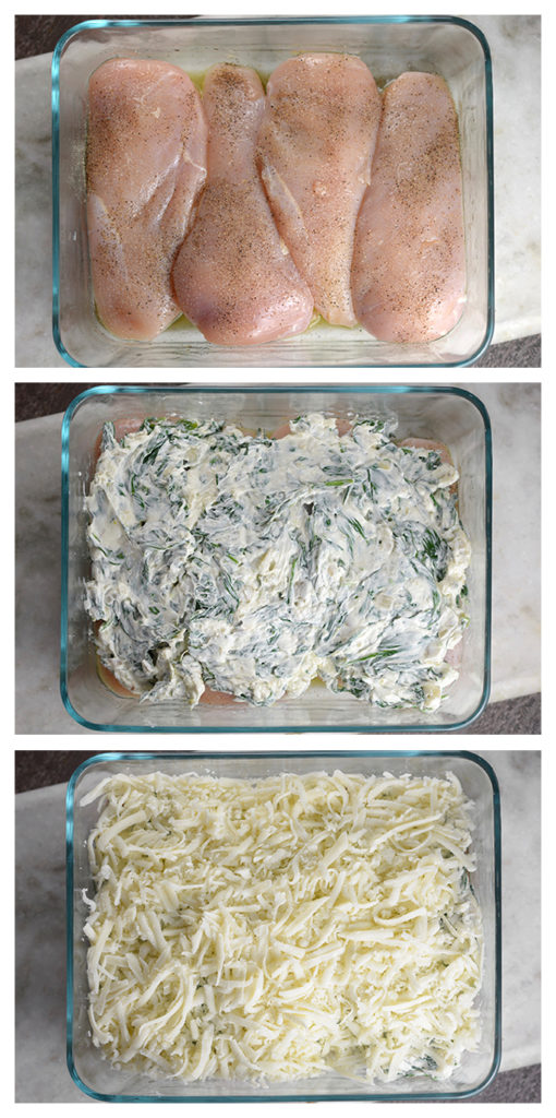 How to Make Creamy Mozzarella and Spinach Baked Chicken