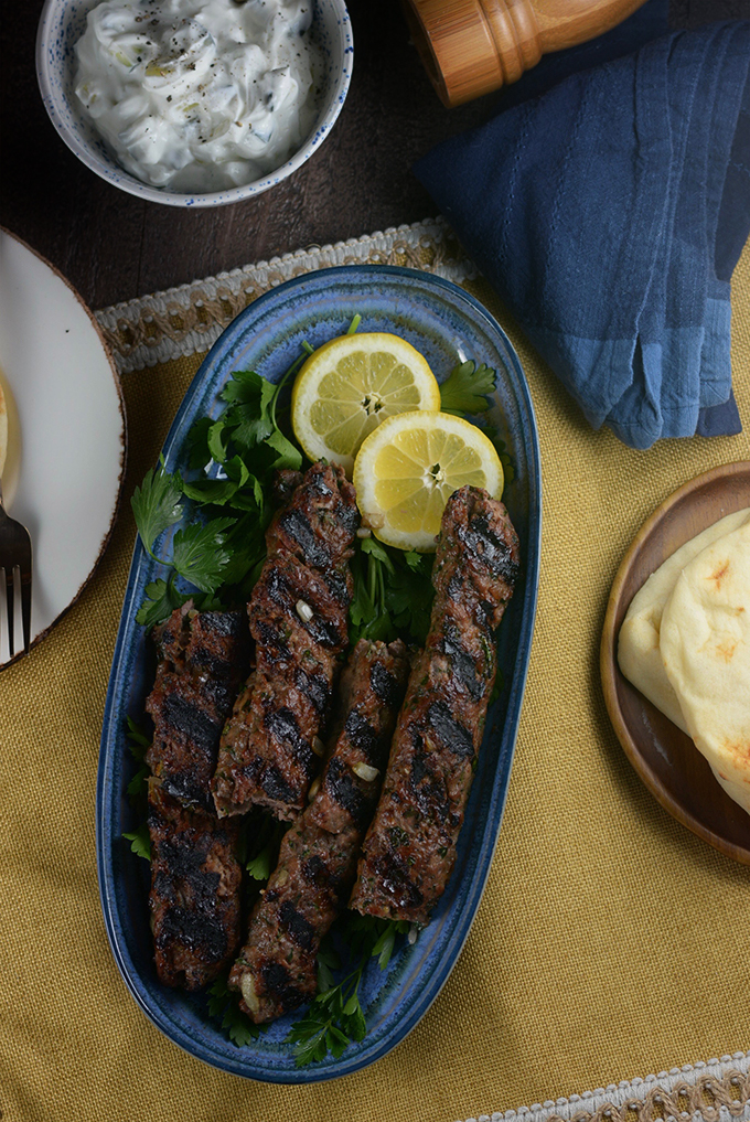 Middle Eastern Grilled Lamb Kebabs