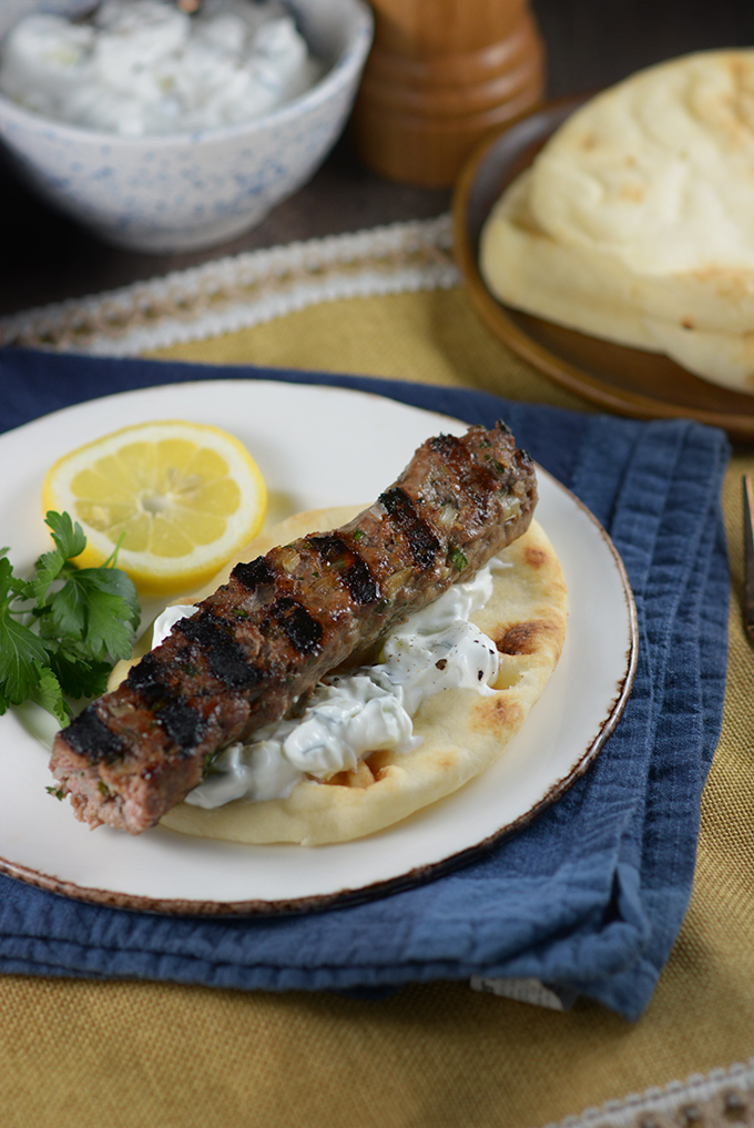 Middle Eastern Grilled Lamb Kebabs