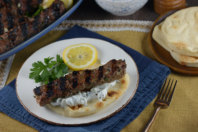 Middle Eastern Grilled Lamb Kebabs with Cucumber Yogurt Salad Simple Seasonal