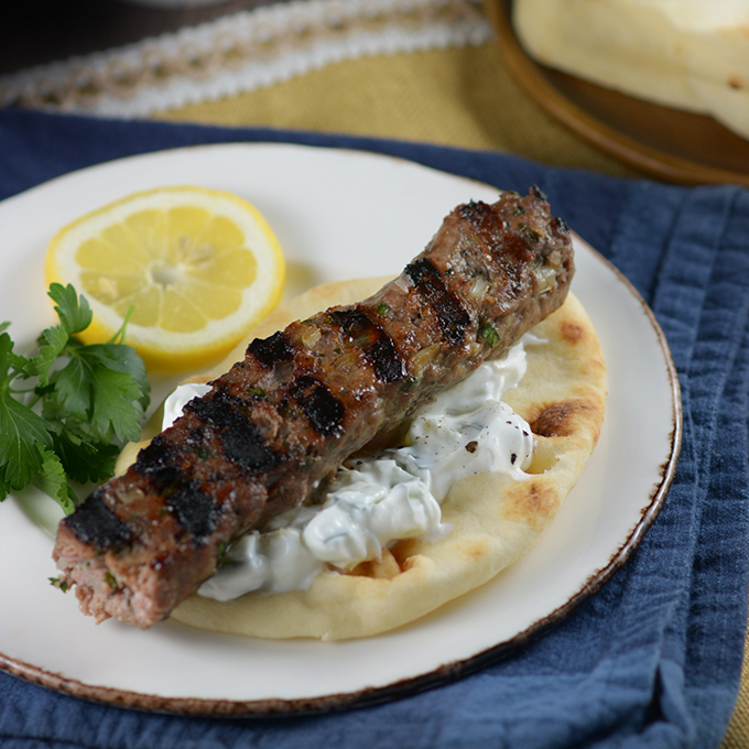 Middle Eastern Grilled Lamb Kebabs