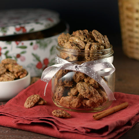 Cinnamon Sugar Candied Pecans