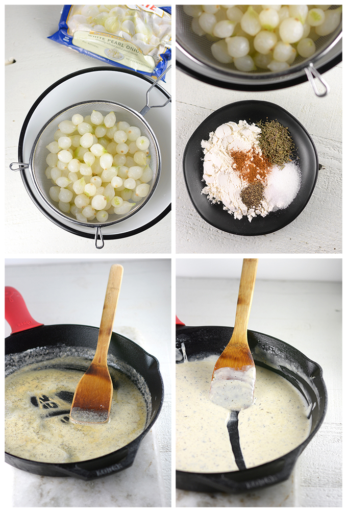 How to Make Creamy Pearl Onion au Gratin