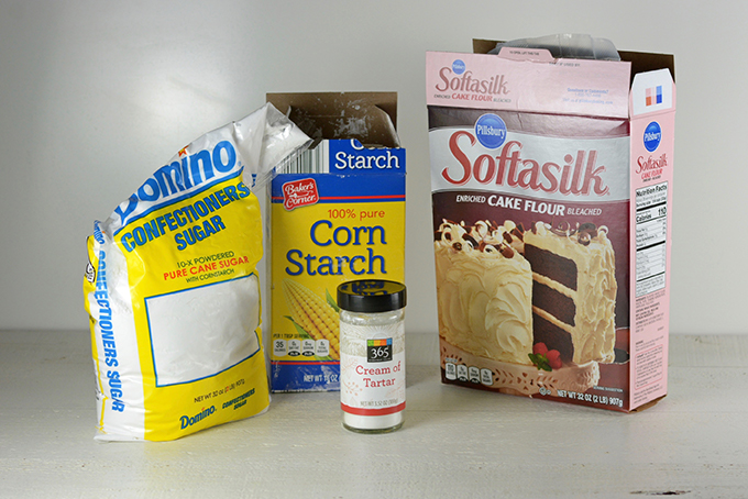 Ingredients for Soft Batch Sugar Cookies
