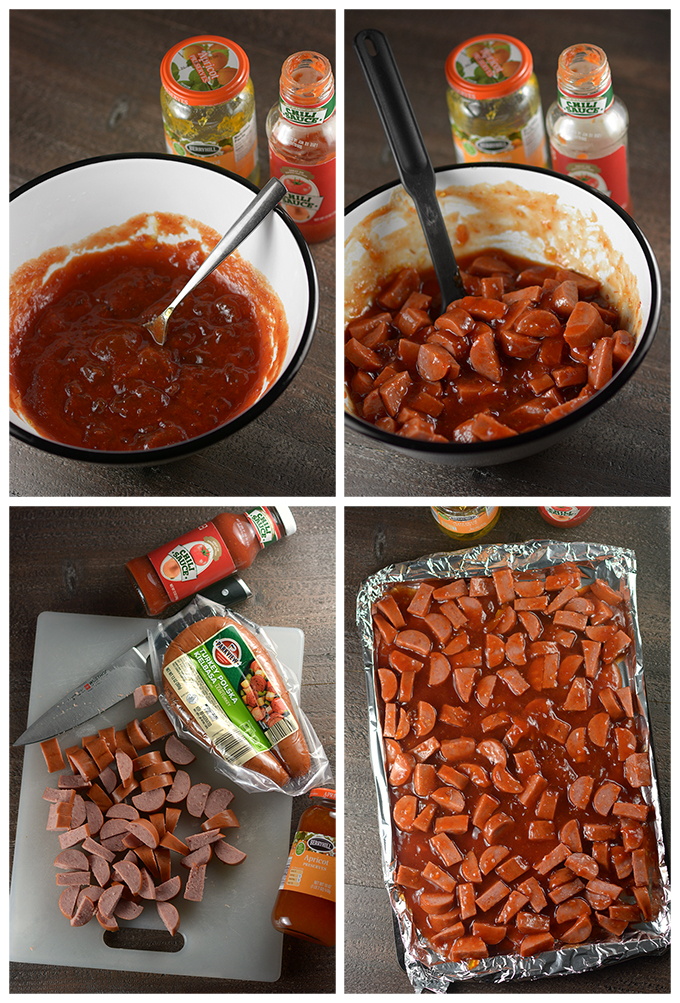 How to Make Chili Apricot Kielbasa