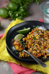 Loaded Skillet Mexican Street Corn - Simple Seasonal