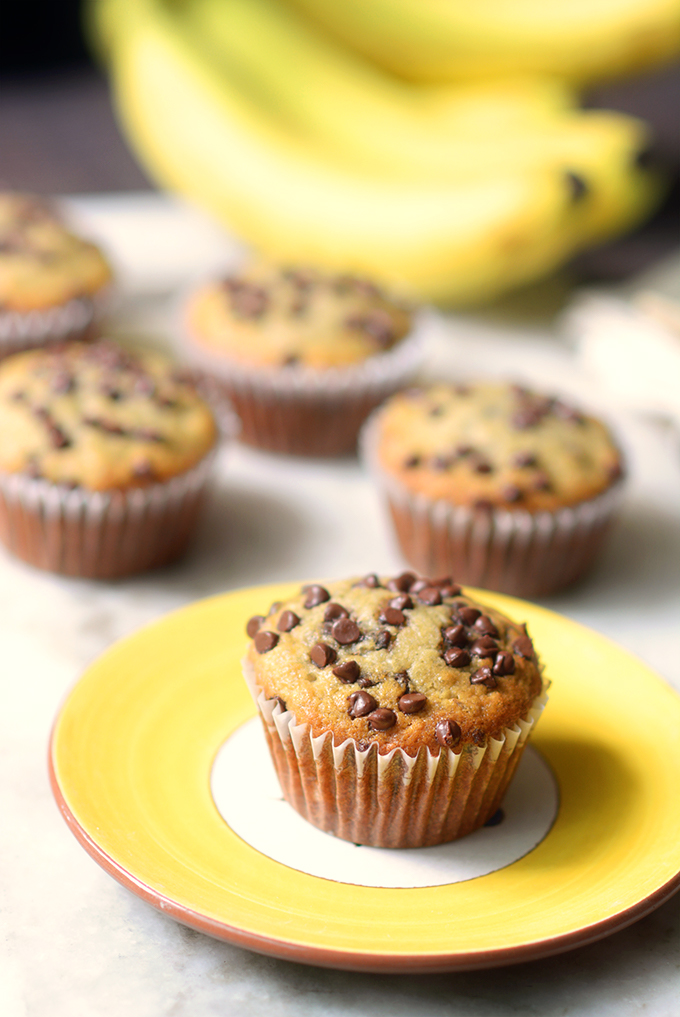 Banana Chocolate Chip Muffins