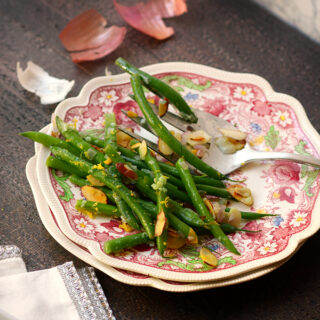 Plate of Green Beans Almondine